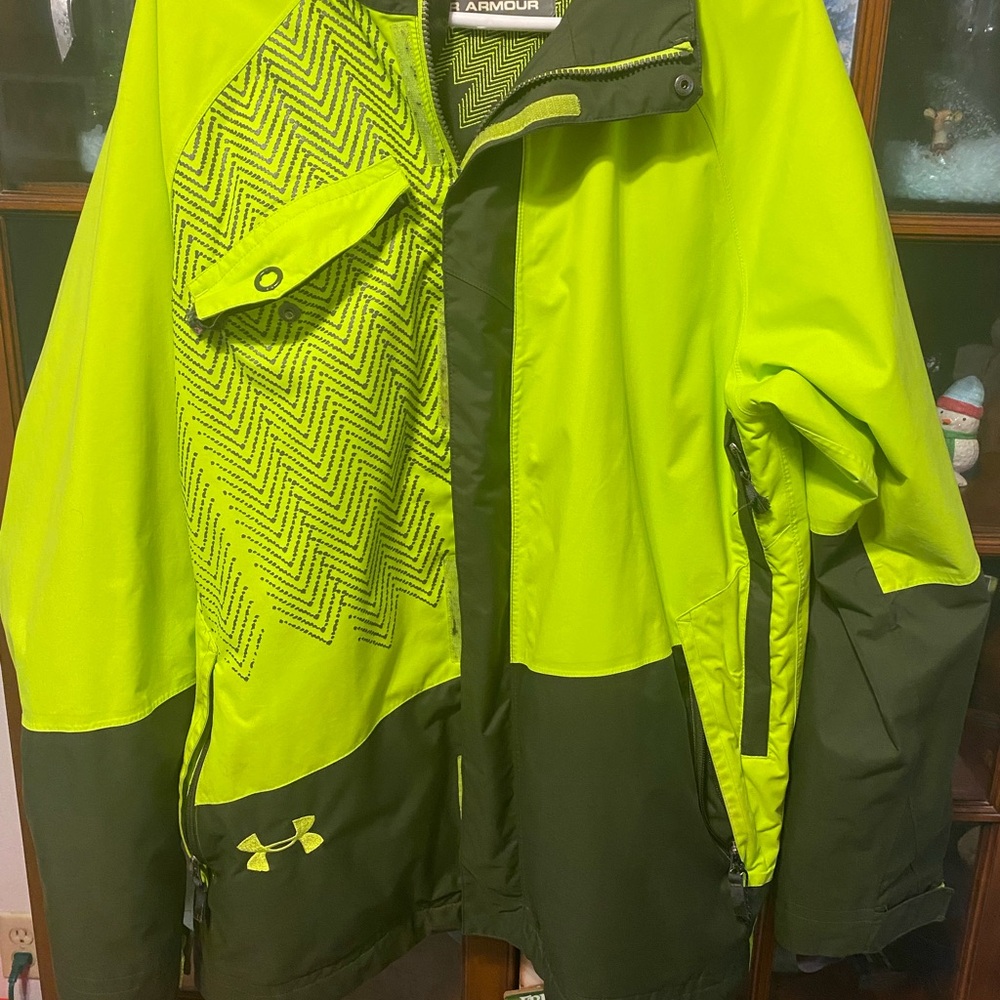 Under Armour Lime and Dark Green Jacket